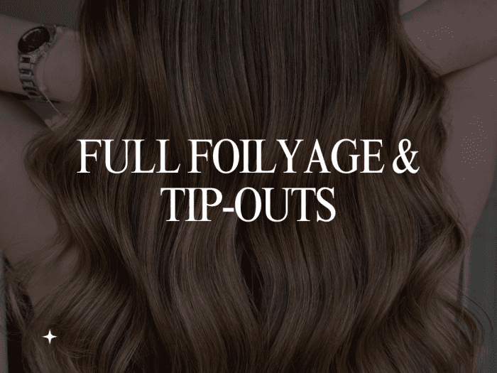 Full Foilyage and Tip-Outs