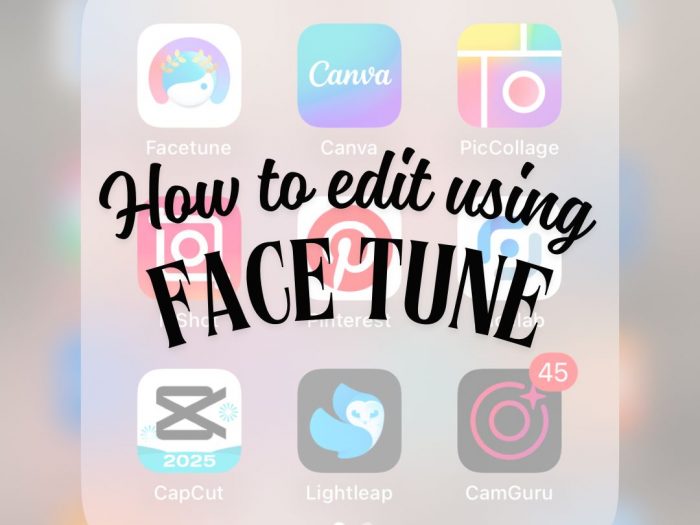How to edit photos using face tune