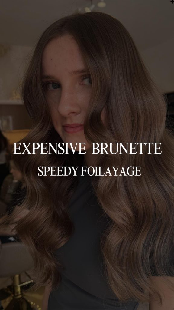 Expensive Brunette Speedy Foilayage